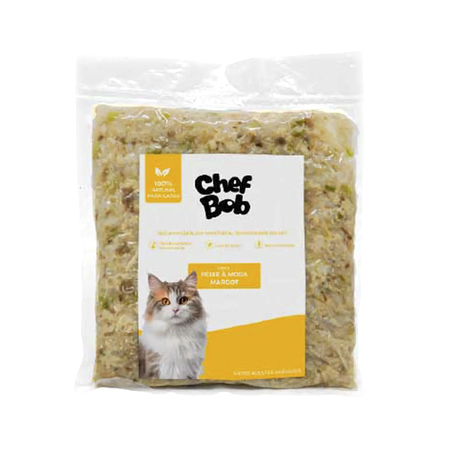 Alimentacao Natural Chef Bob para Gatos Peixe a Moda Margot